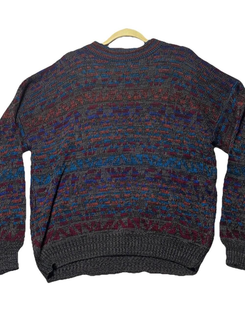 Botany 500 Vintage Colorful Sweater Mens size Large 1980s 90s